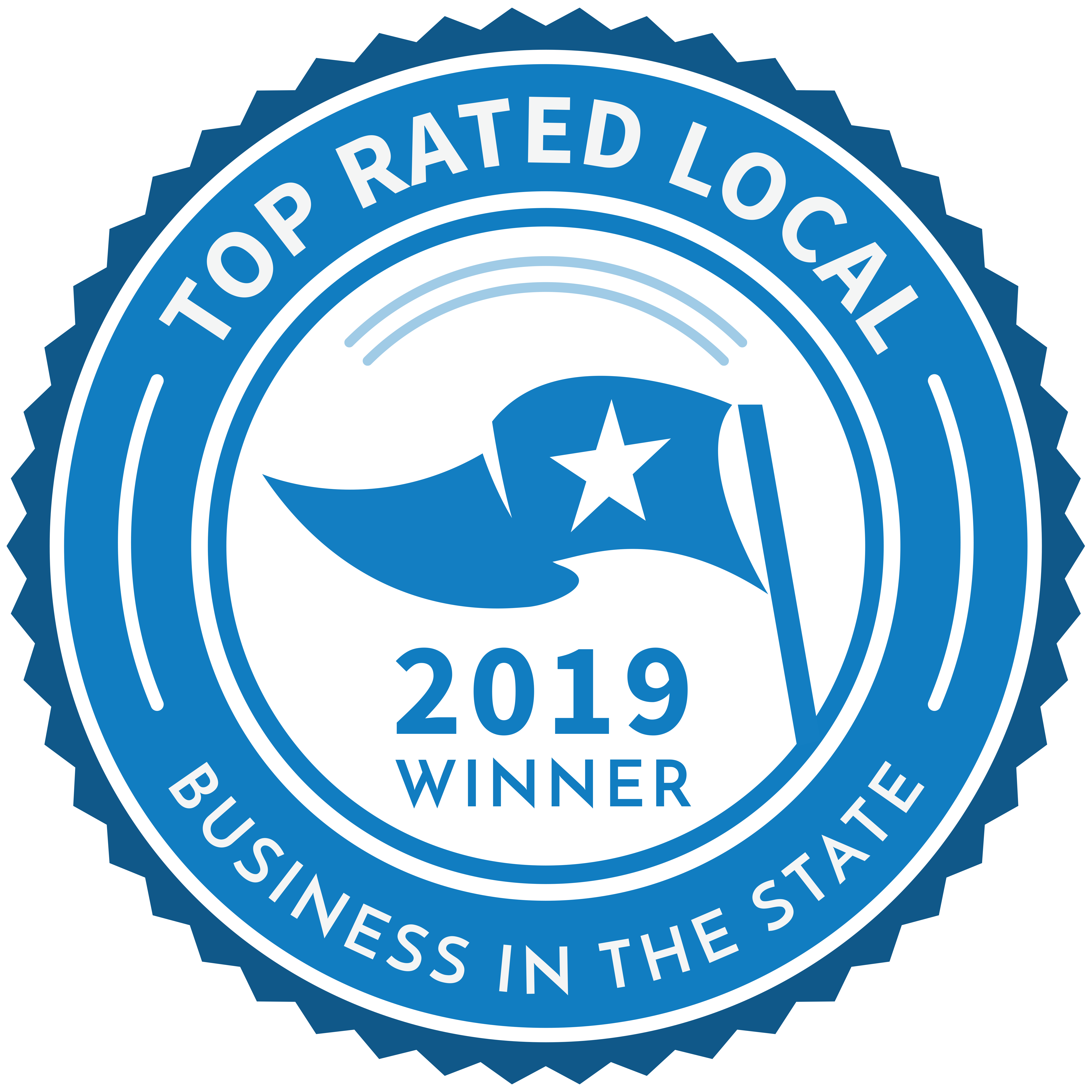 Top Rated Local Business in the state 2019 winner