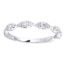 Round diamonds set in Marquise shapes, white gold ring