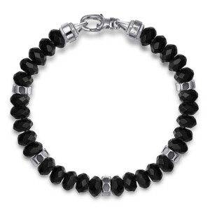 black onyx bujukan beaded bracelet