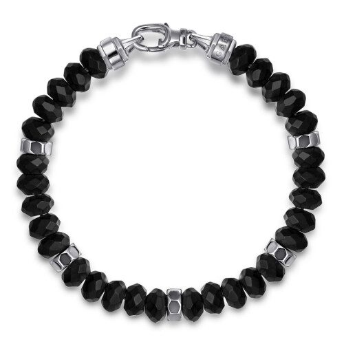 black onyx bujukan beaded bracelet