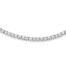 white gold prong set diamond tennis necklace
