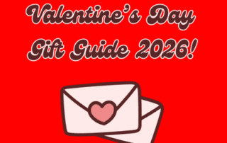 Valentine's Day Gift Guide 2026 with love letter drawing