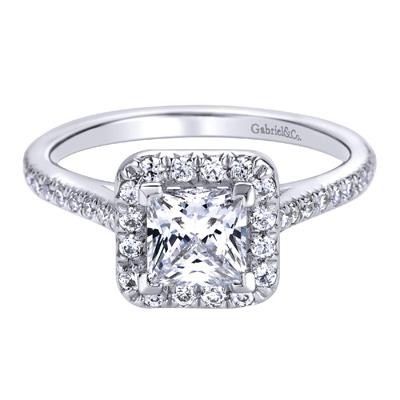 Gabriel & Co. Diamond Engagement Ring-Diamonds