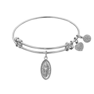 Cross Charm Bracelet-Silver Jewelry