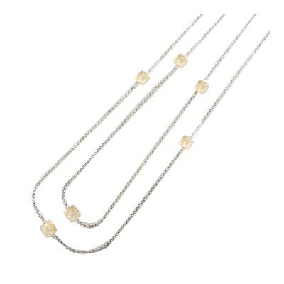 Sterling Silver Swarovski Necklace-Silver Jewelry