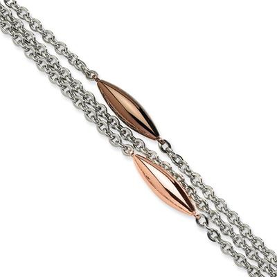 Staniless Steel Link Bracelet-Silver Jewelry