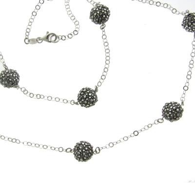 Italian Design Sterling Silver Necklace-Silver Jewelry