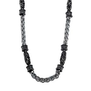 TRITON Woven Necklace-Mens Jewelry